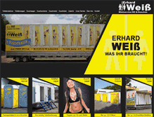 Tablet Screenshot of erhard-weiss.de
